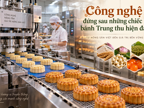 Công nghệ đứng sau những chiếc bánh Trung thu hiện đại
