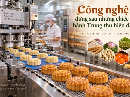 Công nghệ đứng sau những chiếc bánh Trung thu hiện đại