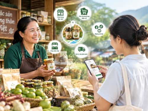 Hàng nông thôn có sản phẩm tốt, làm sao để khách biết chỗ mua?