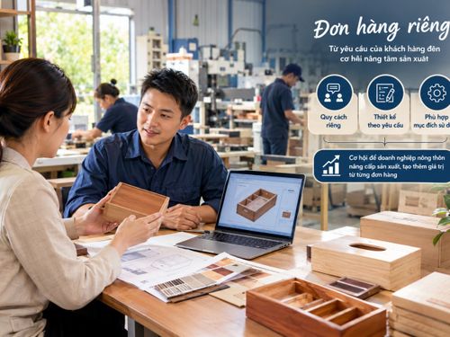 Đơn hàng riêng: Cơ hội để doanh nghiệp nông thôn nâng cấp sản xuất