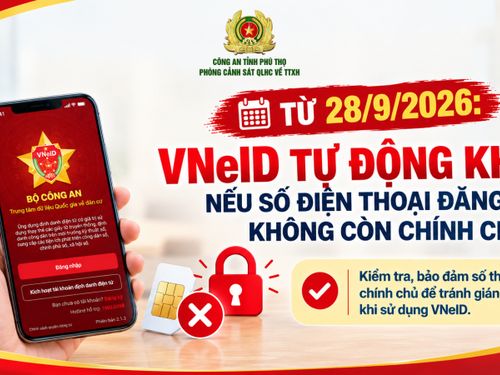 Một thay đổi trên VNeID từ 28/9 có thể khiến tài khoản bị khóa