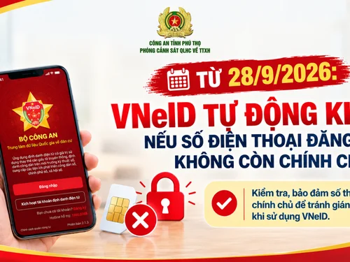 Một thay đổi trên VNeID từ 28/9 có thể khiến tài khoản bị khóa