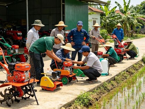 Ruộng nhỏ, máy cũng phải nhỏ: Cơ giới hóa vừa sức cho nông thôn
