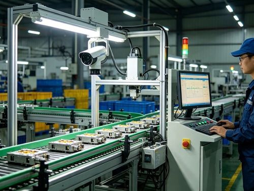 Tự động hóa xưởng sản xuất: Camera AI kiểm tra, máy đóng gói tăng công suất