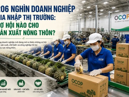 206 nghìn doanh nghiệp gia nhập thị trường: Cơ hội nào cho sản xuất nông thôn?