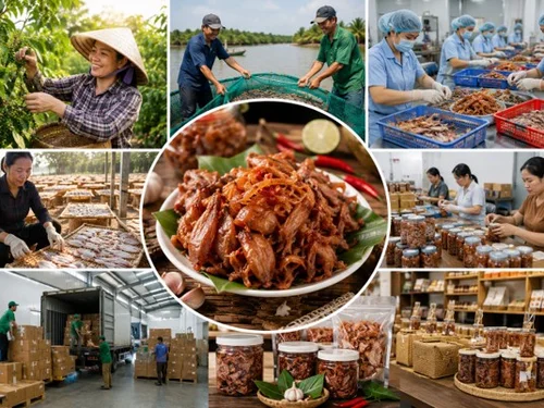 Một món đặc sản quê và cả chuỗi sinh kế phía sau