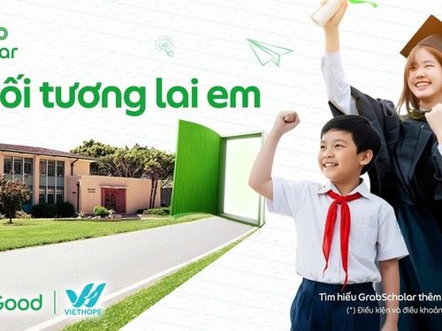 Grab dành 306 suất học bổng GrabScholar cho học sinh, sinh viên Việt Nam