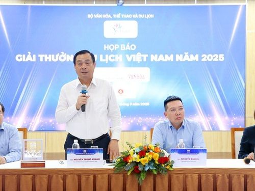 Công bố Giải thưởng Du lịch Việt Nam năm 2025 với nhiều hạng mục hấp dẫn