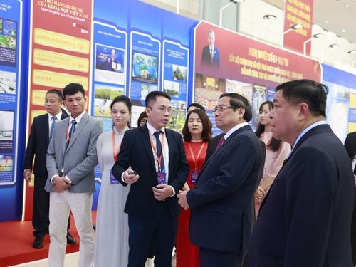 Không gian triển lãm tại Đại hội Đảng bộ Chính phủ: Dấu ấn một nhiệm kỳ hành động, đổi mới và phát triển