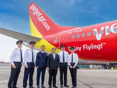 Vietjet tiếp nhận tàu bay Boeing đầu tiên, đẩy mạnh đồng bộ đội bay tại Thái Lan