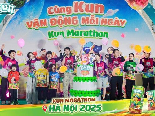 Kun Marathon 2025 Hà Nội: Nối dài những cung đường tuổi thơ sắc màu và gắn kết gia đình