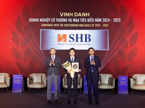 SHB là ‘Doanh nghiệp có thương vụ M&A tiêu biểu năm 2024-2025’