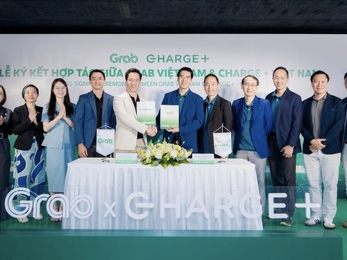 Grab Việt Nam và Charge+ hợp tác phát triển trạm sạc xe điện