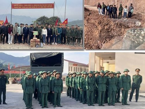 Khi màu áo lính hòa vào nhịp sống thôn bản