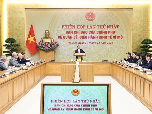 Thủ tướng chủ trì phiên họp thứ nhất Ban Chỉ đạo quản lý, điều hành kinh tế vĩ mô