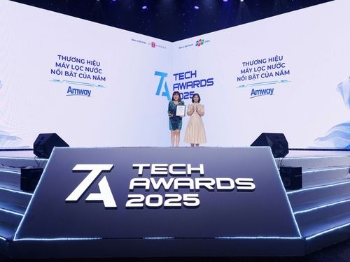 Amway nhận giải thưởng 'Thương hiệu Máy lọc nước nổi bật của năm' tại Tech Awards 2025
