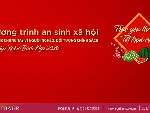 Agribank chung tay vì người nghèo dịp Xuân Bính Ngọ 2026