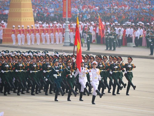 Chùm ảnh: Các khối diễu binh của Quân đội nhân dân Việt Nam tại A80