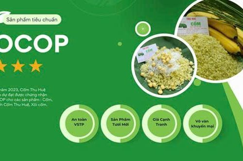 Cốm Thu Huệ: Giữ trọn hương vị mùa thu Hà Nội trong từng hạt cốm