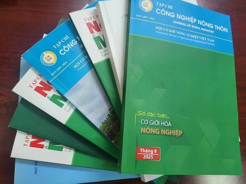 Tạp chí Công nghiệp Nông thôn: Bài báo khoa học, kết nối tri thức – Nâng tầm nghiên cứu