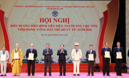 9 "hạt nhân" xuất sắc được vinh danh Công dân Thủ đô ưu tú năm 2026 là ai?