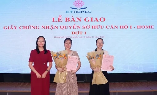 Chính thức bàn giao sổ hồng dự án I-Home và cam kết đồng hành từ CT Homes