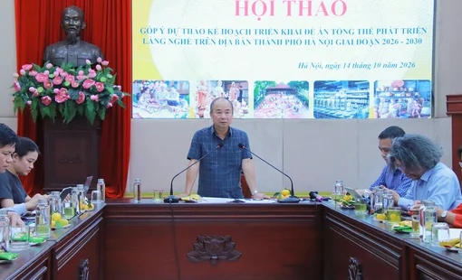 Sở Nông nghiệp và Môi trường Hà Nội tổ chức hội thảo góp ý dự thảo Kế hoạch phát triển làng nghề giai đoạn 2026-2030