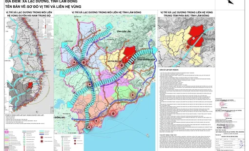 Hé lộ loạt bản đồ quy hoạch đô thị 82.000ha giáp ranh Đà Lạt