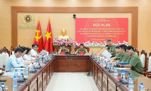 Hơn 2.200 tỷ đồng xây khu nhà ở cho lực lượng Công an tại Vĩnh Phúc
