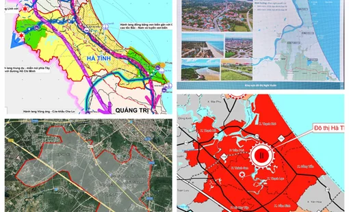 Hà Tĩnh hé lộ 3 đồ án quy hoạch: Đô thị quanh ga đường sắt, Đô thị trung tâm 26.000 ha và đô thị cửa ngõ phía Bắc 21.000 ha