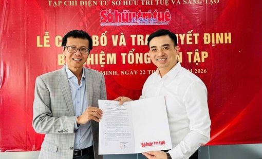 Ông Đinh Quang Tuấn làm Tổng Biên tập Tạp chí điện tử Sở hữu Trí tuệ và Sáng tạo