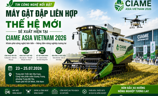 Máy gặt đập liên hợp thế hệ mới sẽ xuất hiện tại CIAME Asia Vietnam 2026
