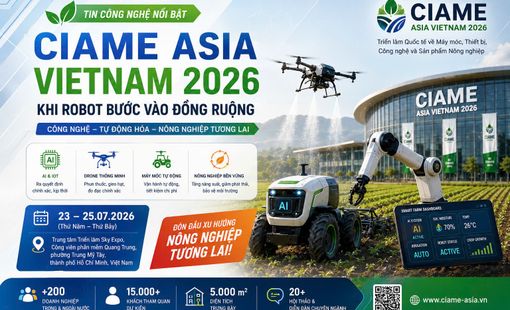 CIAME Asia Vietnam 2026: Khi robot bước vào đồng ruộng