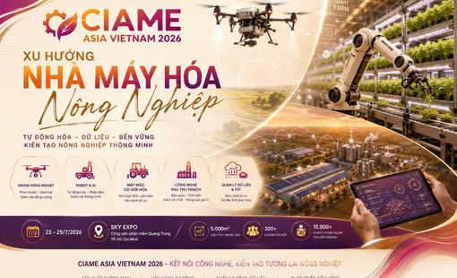 CIAME Asia Vietnam 2026 và xu hướng “nhà máy hóa” nông nghiệp