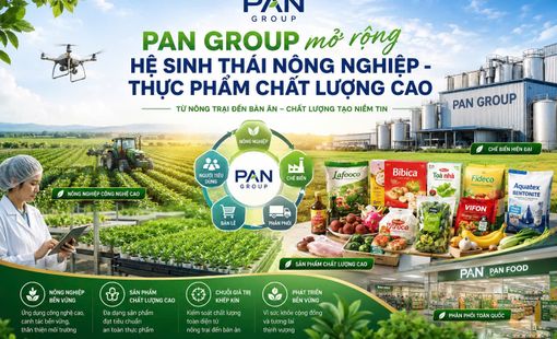 Pan Group mở rộng hệ sinh thái nông nghiệp – thực phẩm chất lượng cao