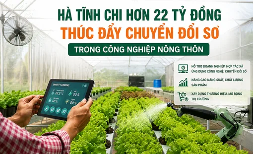Hà Tĩnh chi hơn 22 tỷ đồng thúc đẩy chuyển đổi số trong công nghiệp nông thôn