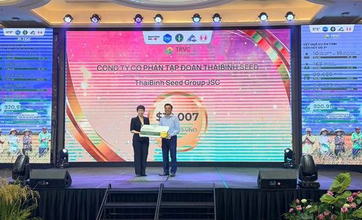 ThaiBinh Seed được vinh danh vì giảm phát thải, thúc đẩy chuỗi lúa gạo xanh tại ĐBSCL