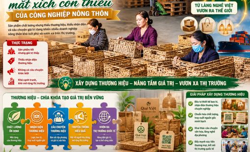 Thương hiệu – mắt xích còn thiếu của sản phẩm công nghiệp nông thôn