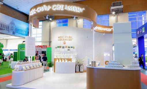Mộc Châu Milk giới thiệu dòng sữa tươi đơn nguồn tại Vietnam Dairy 2026