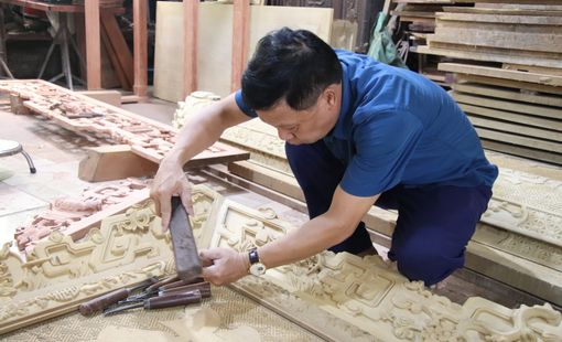 Giữ hồn gỗ Việt nơi làng nghề Sơn Đồng