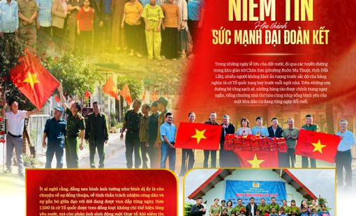 Tốt đời, đẹp đạo ở Đắk Lắk: Khi niềm tin hóa thành sức mạnh đại đoàn kết