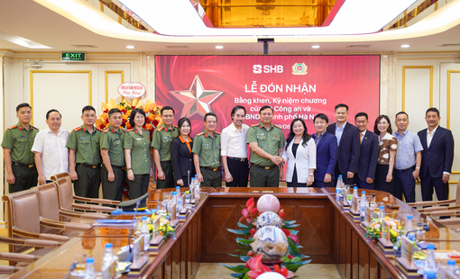 Bằng khen của Bộ Công an và dấu ấn SHB trong bảo đảm an ninh tiền tệ, an toàn hệ thống ngân hàng