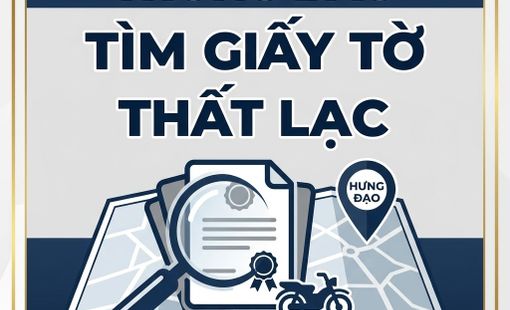 Thông báo mất giấy tờ và hồ sơ xe mô tô