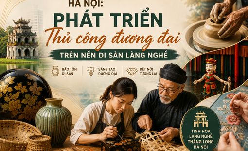Hà Nội phát triển thủ công đương đại trên nền di sản làng nghề