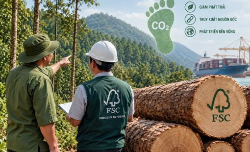 Thị trường gỗ xuất khẩu: Dấu chân carbon trở thành "tấm vé" giữ lợi thế cạnh tranh