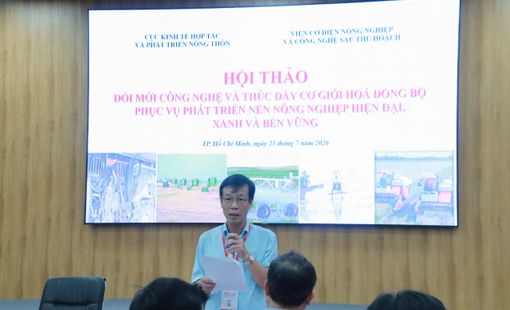 Đổi mới công nghệ và thúc đẩy cơ giới hóa đồng bộ: Kiến tạo nền nông nghiệp hiện đại, xanh và bền vững