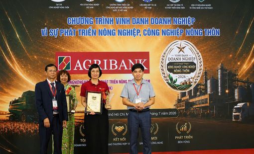 Ngân hàng Agribank được vinh danh tại CIAME Asia Vietnam 2026: Gần bốn thập kỷ khơi thông dòng vốn, vì sự phát triển nông nghiệp Việt Nam