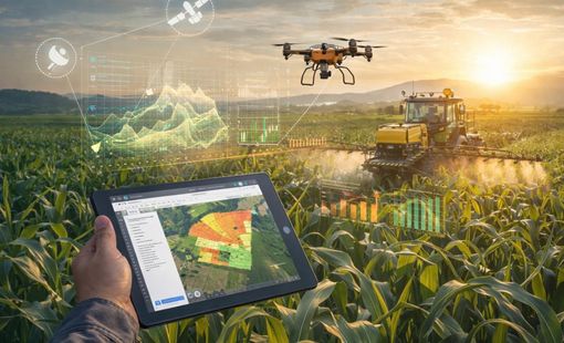 Drone nông nghiệp: Từ thiết bị phun thuốc đến “bộ não” quản lý cánh đồng bằng AI