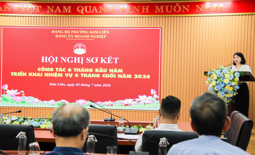 Đảng bộ Doanh nghiệp phường Kim Liên: Nâng cao năng lực lãnh đạo, quyết tâm hoàn thành thắng lợi nhiệm vụ năm 2026