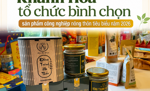 Khánh Hòa tổ chức bình chọn sản phẩm công nghiệp nông thôn tiêu biểu năm 2026